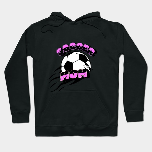 soccer mom Hoodie by Turtle Trends Inc